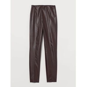 H&M faux leather leggings/pants